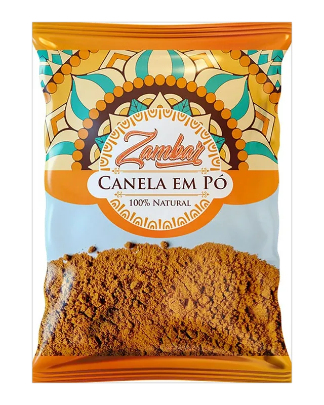 Embalagem de Canela em Pó — Zambar