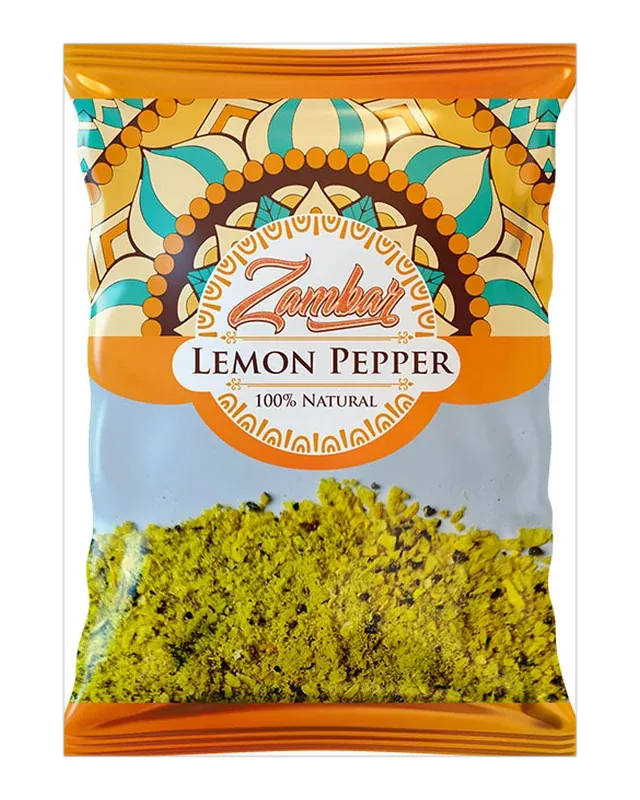 Embalagem de Lemon Pepper — Zambar